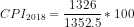1326 CP/2018 = 19** 100