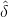 \hat{\delta }