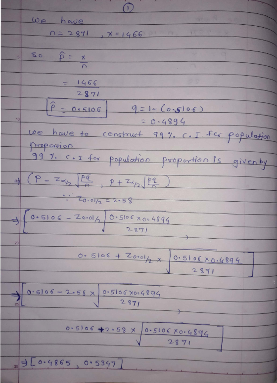 h owe 466 287 0:4894 10 аду, С. 1 fer population pro Portion p is iven by 2-8 ) 20 as 510 Zoolp 281 2 37/ 25 287 し0.4865 0.5347