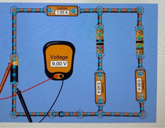 Current 1.05 A Voltage 9.00 V 0.45 A Current 0.60 A Current