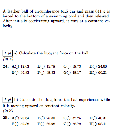 A leather ball of circumference 61.5 cm and mass 6