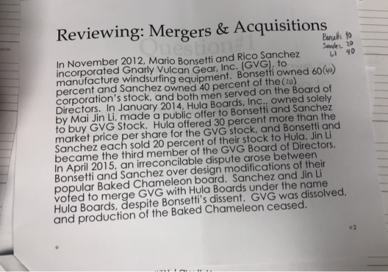 Reviewing: Mergers & Acquisitions Bonsetti to Sander 2 MOON In November 2012, Mario Borsetti and Rico Sanchez DI 40 incorpora