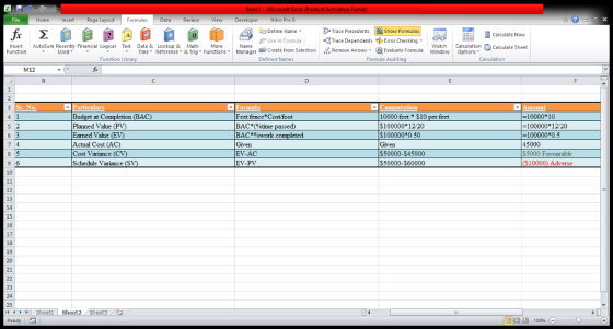 File Home Insert Page Layout﹁ Formulas Data Review View Developer Nitro Pro 5 EX Define Name Cakculate Now Use in Formula- 떫