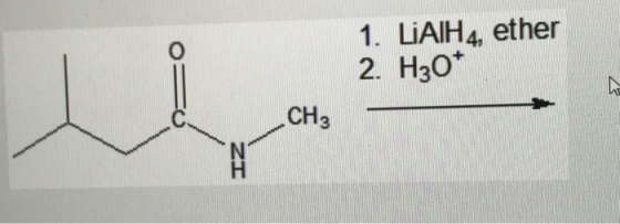 1. LAIH4, ether 2. H30* C