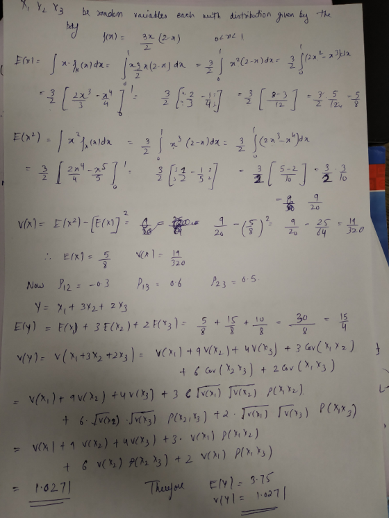 bd 2 12 2 5-2-1 с 3.3 2 2 V(X)- 上(x2)-[E(X) 320 - 62.7