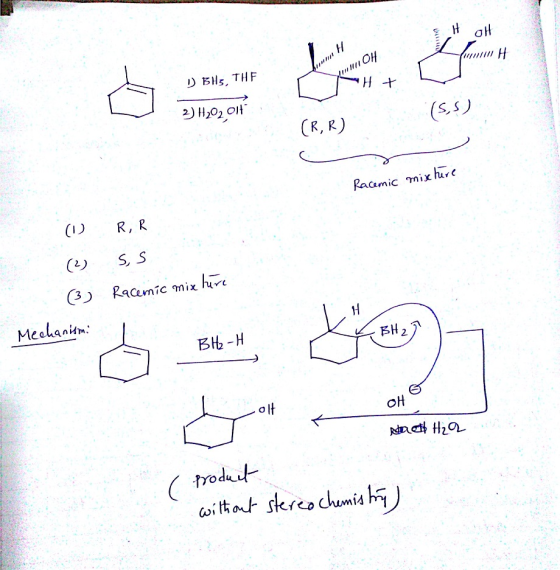 IIb 에 白: リBlls, TH F 2) H2O2 애. (R, R) (R, R C SS 2) BH 2 OH