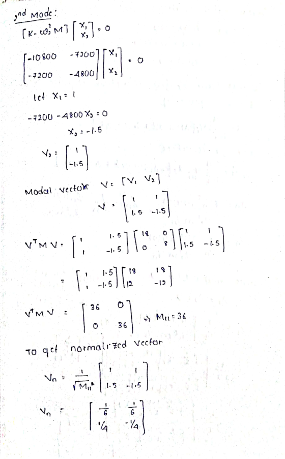 and mode: rk 00M7 [%] 7 a10800 X, - 7200 -4800 X2 -7200 let X, al -7200 -4800 Xy = 0 X, :-1.5 Vo C-is] -1.5 Viivi Vo] Modal v