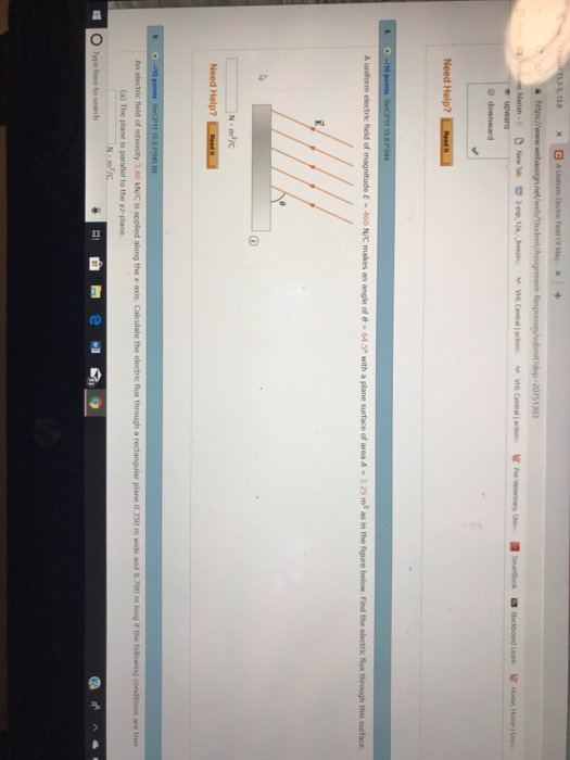 plane 0.350 m wide and 0.700 m long if the