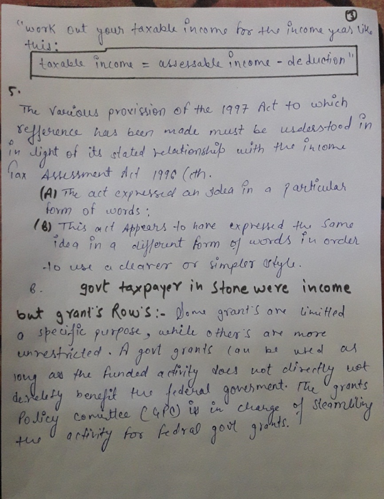 tuid S. The Various pvovisien of the (917 Act to ushich elleena has been ae must be ualesstoed n ar ticdas (A) The act expessed an Jolea in a form of words e. govt taypaye in Stone were income but grants Rowsgrants a i ed o speafie purpose, ashilu others a more unvesticted . Agovt gronto Jy