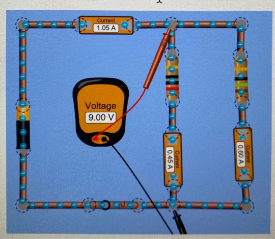 Current 0.60 A ORL 0.45 A Current 0.45 A Current 1.05 A Voltage 9.00 V