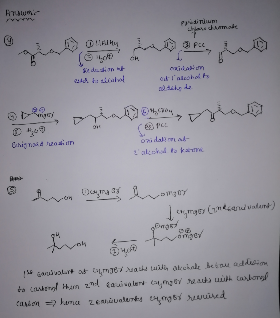 pyudi rium estei to al cohol aldehy de oH のPcc 인 alcohol to ketone