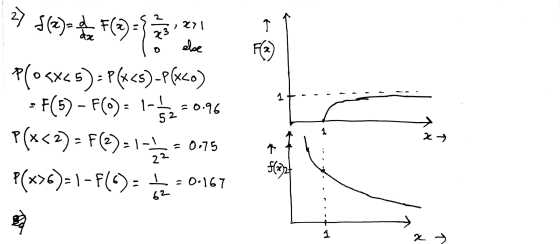 मे 16) *. F( १(०४८5) : १६<s)-२६८०) F(5) - F(0) : 1-52-०.१८ (x2) = Fe)=1-- 0.75 १(x26)= 1-F() = 0.167 ) 30.167 62