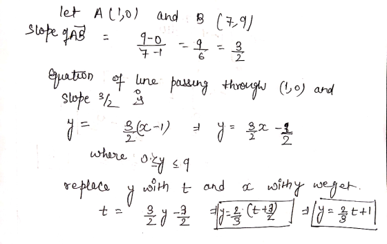 8 (79) C let Allol and slope qAB 도 - 용 - 를 quation of lune passing through (lo) and 71 slope ya 야 (1) g 조 용 2. 2 y59 R ondo