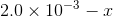 2.0 x 10-3-2