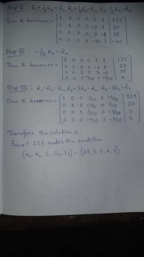 R.+BR=RI, R Step 2 Then K beconmes 1 125 O-2 20 3 -1 15 -10 3-40 Step 1 R-R 125 1 Then k kecomes 1 20 O-2 1 15 3-1 OV10 1-9h0