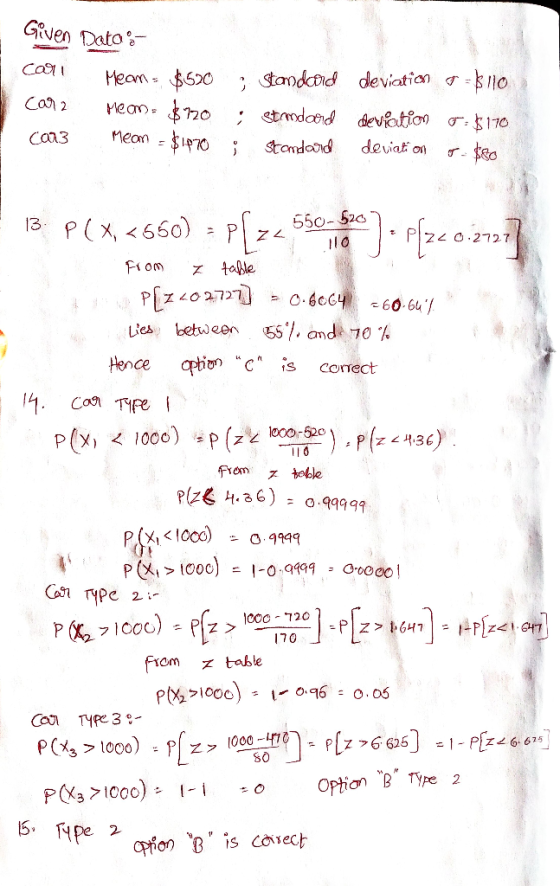 Given Datos- Mean: $500 Cara Mem- $720 can Mean = $1970 ; Standard ; Strmdard ; Standard deviation deviation deviation a = $1