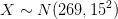 X N (269, 152