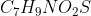 C7H9N02S