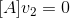 [A]v_2=0