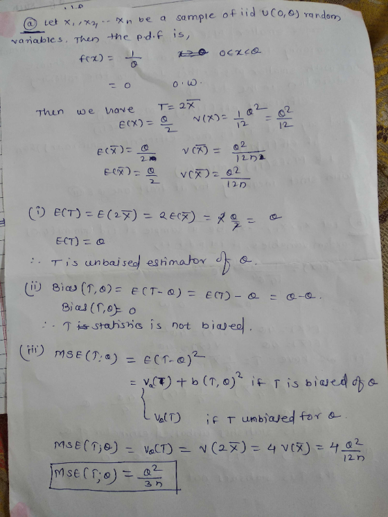 be a sampe ra ndom 1. wanables, Then the pd.f is เมิ 2- 12- 2 i T umb)ased for a 12 n 2一