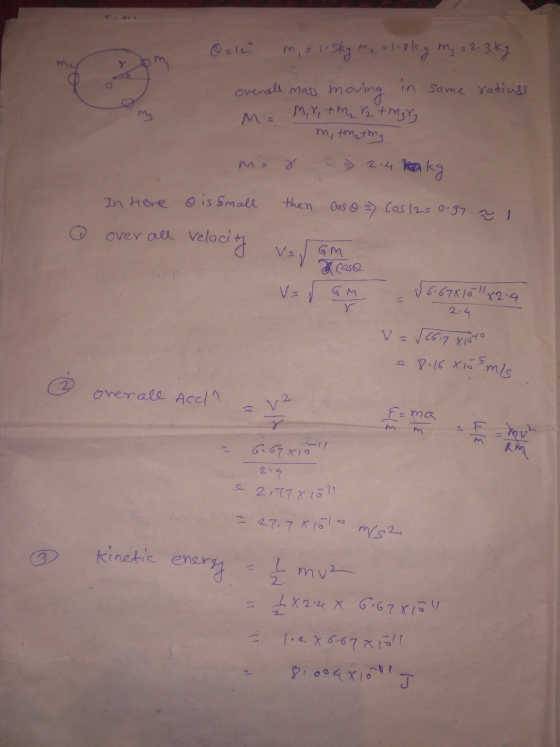 m m, s 1 sky myslioky m₂ = 2.3 kg ce overall mass moving in same radiciss Mertma 2 + Mg Ms. m, tmtm, ms 8 2 - 2.4 kg In here