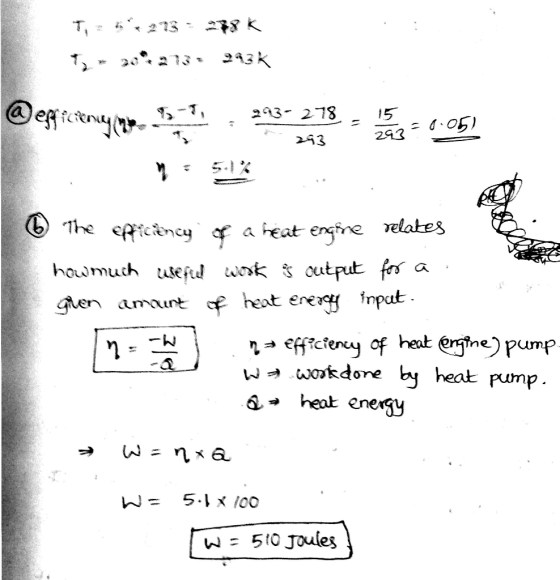 ,-20.. 2 13、293; -7 23- 213 15 (Pickncy a reat engine «lates how much useful wok šoutput a gen amourt <f heat ene fn heat ere