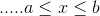 .....a <<b