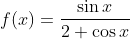 sinc f(3) = 2 + cos2