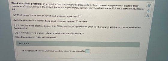 Check our blood pressure: In a recent study, the Centers for Disease Control and prevention reported that diastolic blood pre