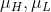 mu_H,mu_L