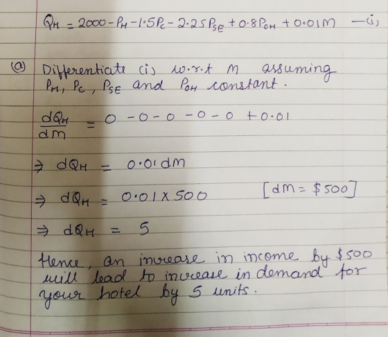 H - QUOC - M - 15 - Q.2 sg to a + OOL Y –í) @ Differentiate cij Por, pe , PSE and worot M assuming Pon constant | du dm o - 0