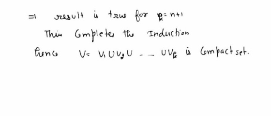 a result is true for panti . This completes the Induction hinc V=V UVU - uve is impact set.