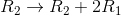 R_2\to R_2+2R_1