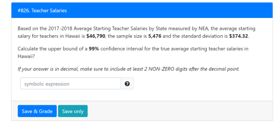 #826. Teacher Salaries Based on the 2017-2018 Average Starting Teacher Salaries by State measured by NEA, the average startin