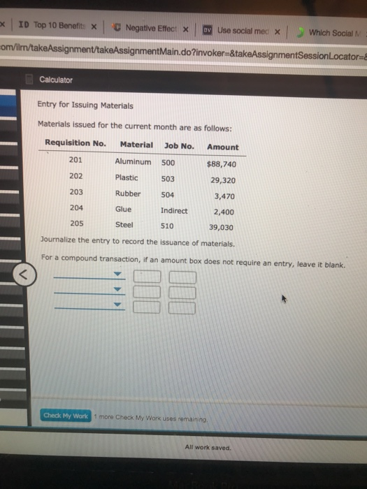 ID Top 10 Benefits x C Negative Effect x Bw Use social mec Which Social N m/ilm/takeAssignment/takeAssignmentMain.do?invoker=