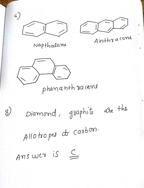 Napthalum Anthracem Diamand, guaphit et ) Diamand,