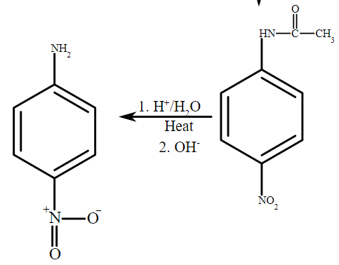 HN—C—CH
1. H+H,O
Heat
2. OH
NO,
N-
0
