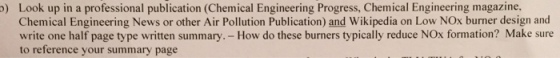 Look up in a professional publication (Chemical En