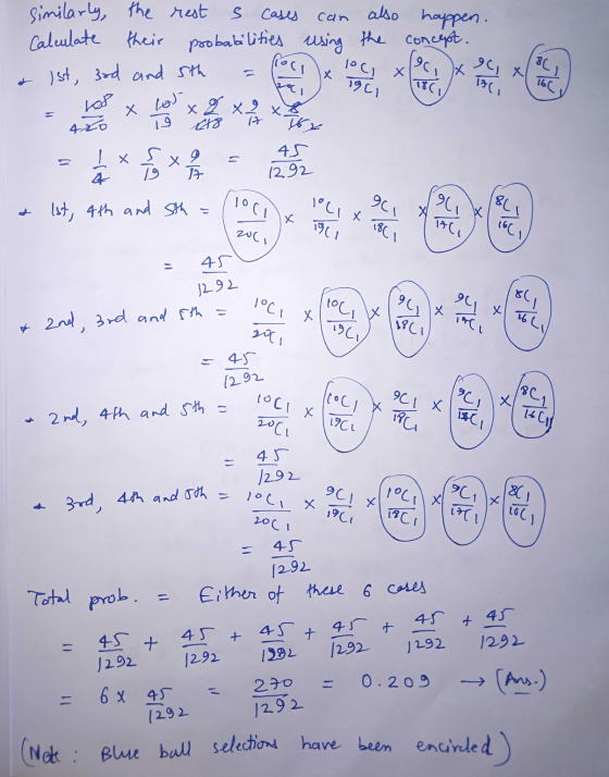 S cases can similarly, the rest also happen. Calculate their probabilities using the concept. 1st, 3rd and 5th x 8 x 2 loc zo
