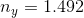 n_{y}=1.492