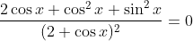 2 cosc + cos2x + sinac (2 + cos2