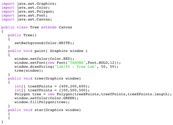 import java.awt.Graphics; import java.awt.color; import java.awt.Polygon; import java.awt.Font; import java.awt.Canvas; publi