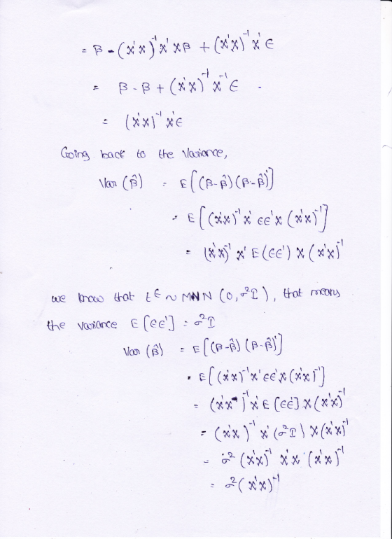 - P-( x x x x P + (x) x - B-B + (x %)xE . Going back to the Varience, Ilom () = (CB-P) (R-1)] E [Caix)x ccx (mix)7 • 18