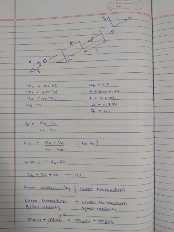 Date Page A. Myワ0.2 Lo.S m Lo-o.3 m 2CI) 의 í anean Momentum