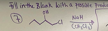Fill in the Blank with a possible Produc