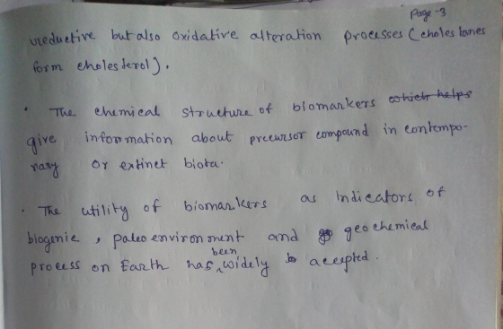 Page 3 vreductive but also oxidative alteration processes (choles tomes form cholesterol). The information give sary chemical