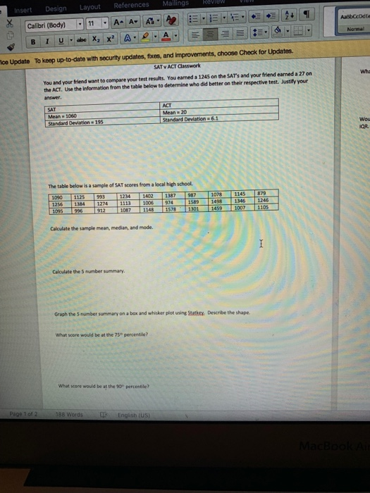 Mailings Reviuw References Layout Design Insert EE A A A AasbCcDdEe Calibri (Body) 11 A Normal abe X, x A U ce Update To keep