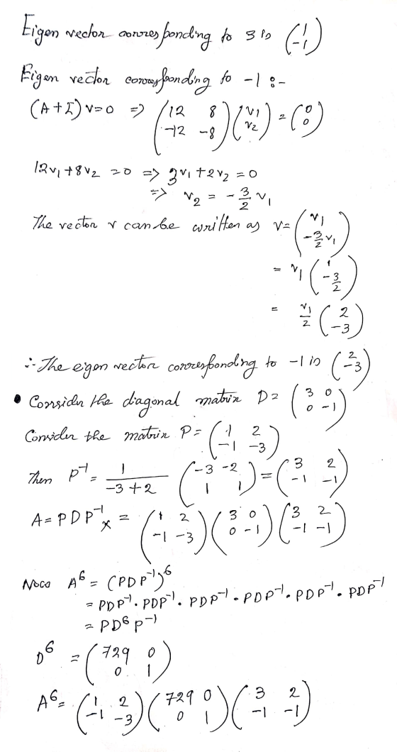 sponding to se (1) Eigen meclor corres Figen reclor comfoonding to -1:- (A+2) v=0) /12 8 .-22 -8 3*)=63 12v+862 20 => guitar2
