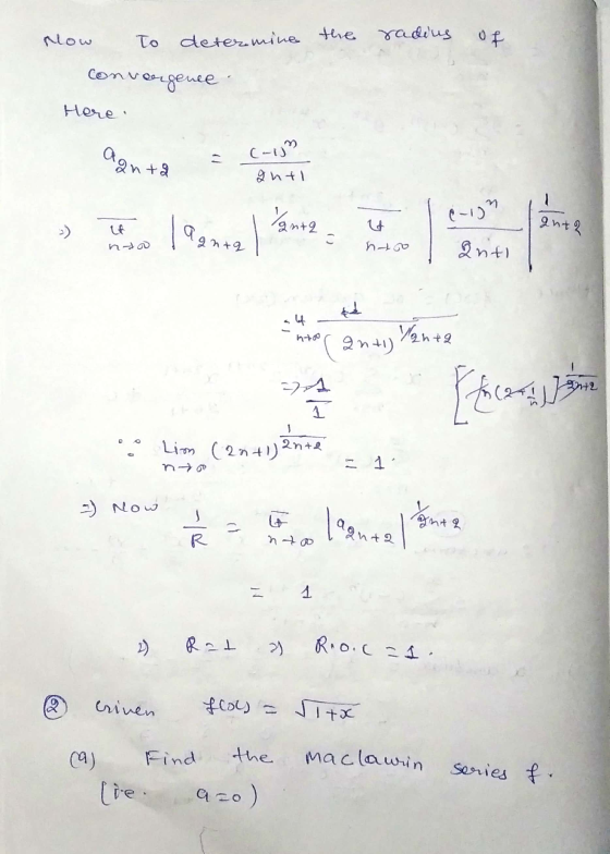 the radius of How to determine convergence. Here. qente e come Intl ant 2 Int2 Ign+q 042 here to van de as the car , Jam Line