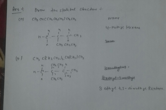 Structure & Any & са) Draw the skeletal ch, cи cch, ch,си, 2 chch, Name че ми h uxru и и 5 - 1-с -с- с-си п си, сись, (5) Ch,